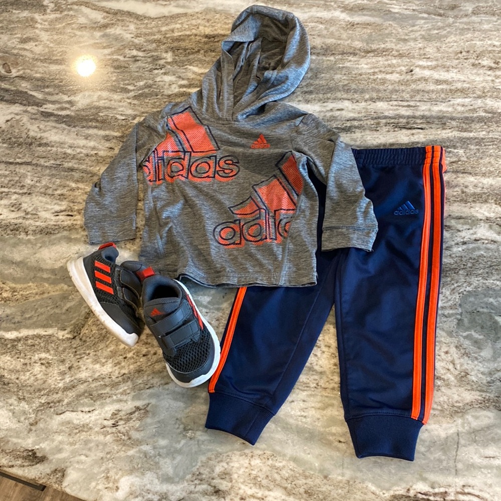 Adidas shoes & outfit bundle
